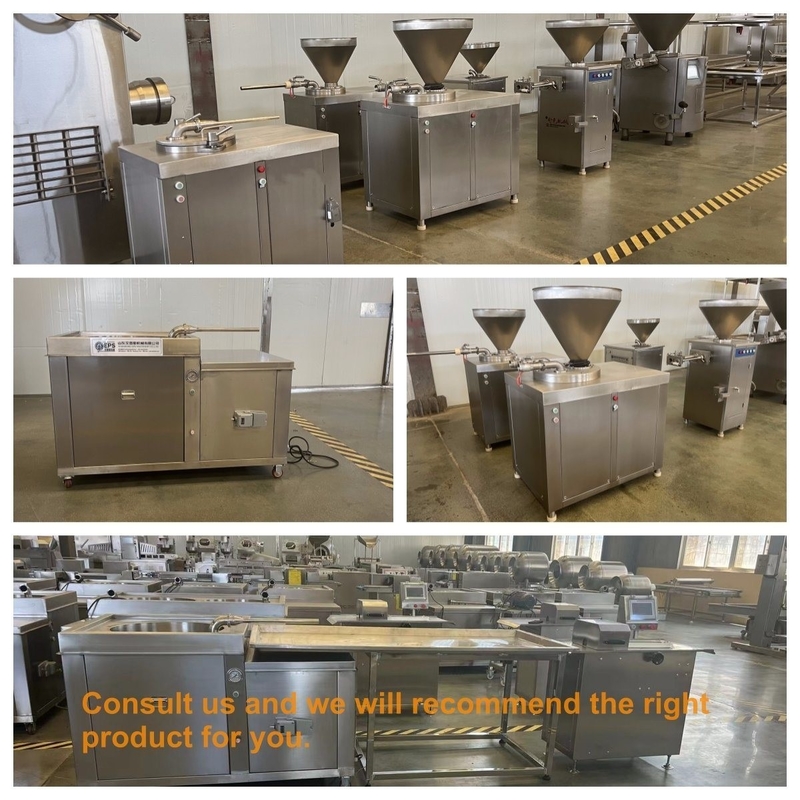 Riempitore di salsicce facile da cucinare per principianti Capacità 160L Confezione Dimensione 120cm * 800cm * 120cm
