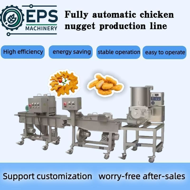 Linea di lavorazione del pesce panato in EPS di grado automatico per richieste di produzione personalizzate