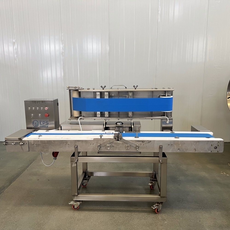 110V-380V Voltage 3kw Macchina di lavorazione della carne per taglio e taglio di strisce combinato