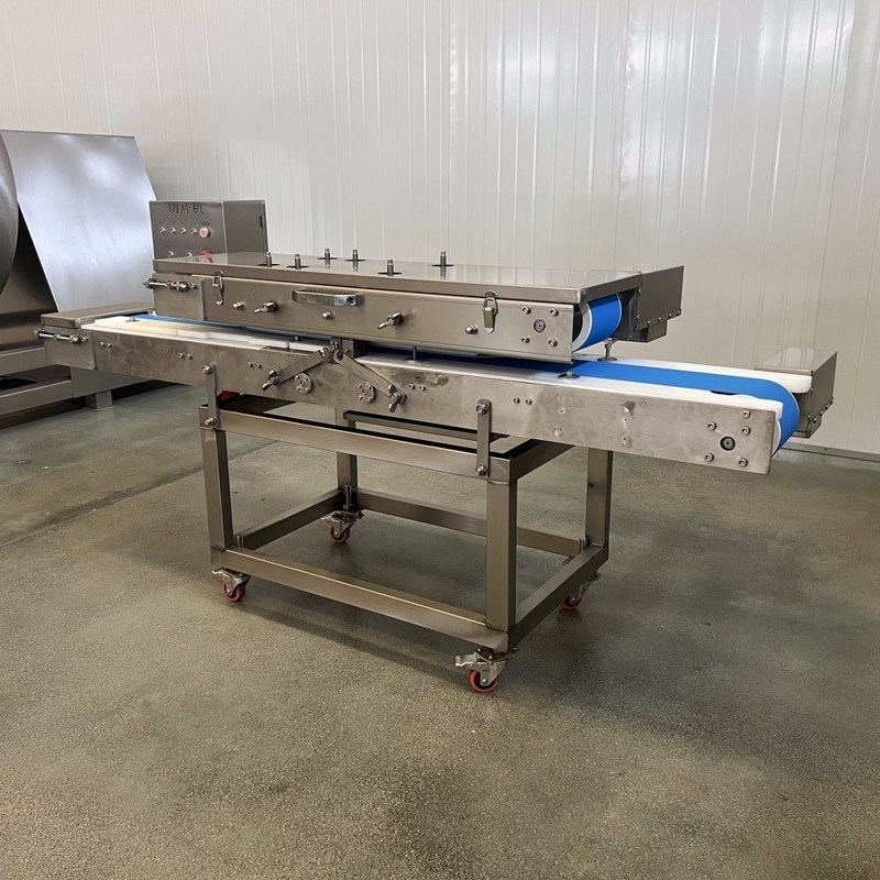 Capacità 3 kW Macchina per tagliare le strisce di carne in acciaio inossidabile per la produzione su larga scala