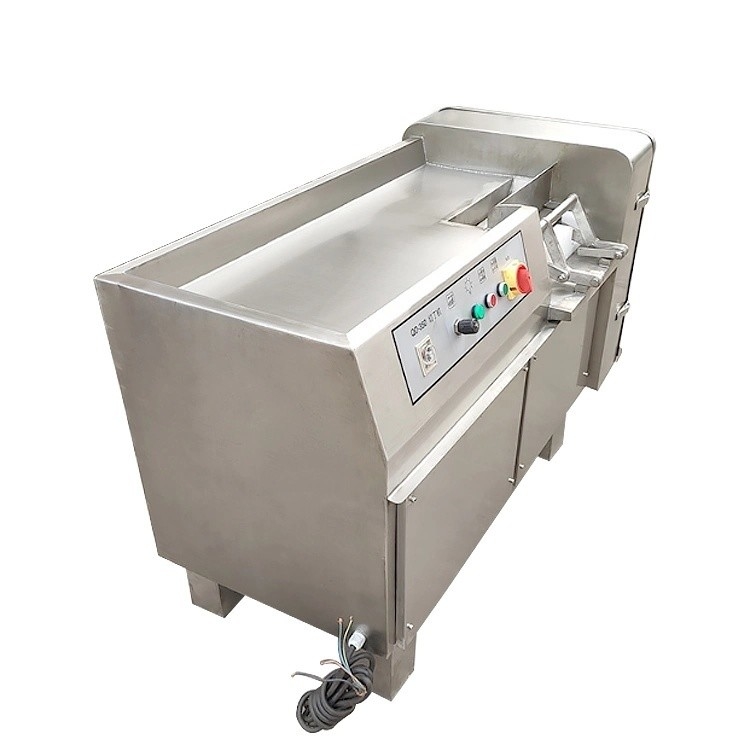 Fornitura di lavorazione termica Dicer automatico a cubo di carne per maiale carne bovina montone pollo anatra