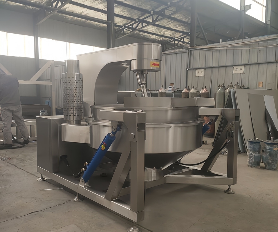 Macchina di miscelazione orizzontale a vuoto a inclinazione automatica per pasta alimentare e prestazioni